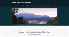 Desktop Screenshot of abovethecloudsretreats.com